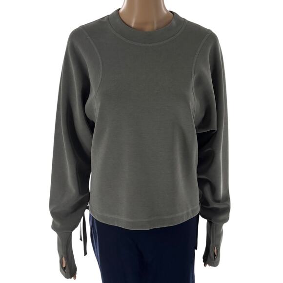 Sweaty Betty Green Sand Wash Sweatshirt Joggers Sweatsuit Set - Picture 4 of 12